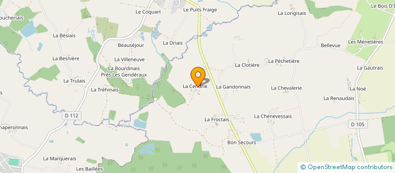 localisation de l'entreprise MONSIEUR FRANCK MAUDET  VAL D'IZE