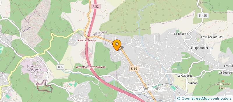 localisation de l'entreprise MONSIEUR FRANCK MAUDIER  LA BOUILLADISSE