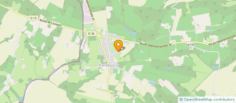 localisation de l'entreprise MONSIEUR FRANCK MAUREL  PARLEBOSCQ