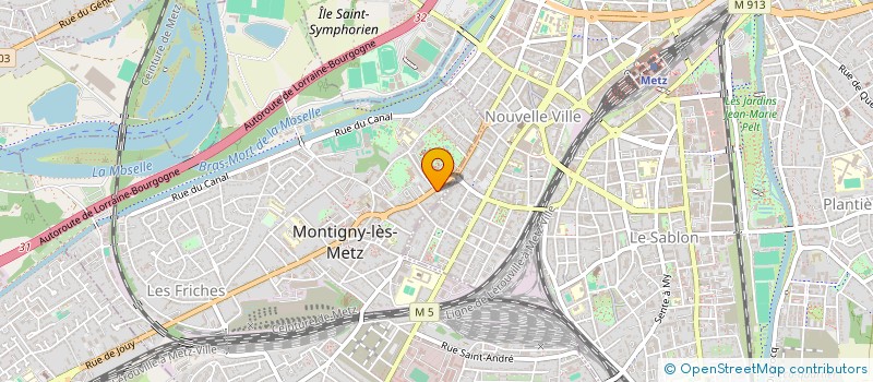 localisation de l'entreprise MONSIEUR FRANCK-MAXIME ROUSSIAUX  MONTIGNY-LES-METZ