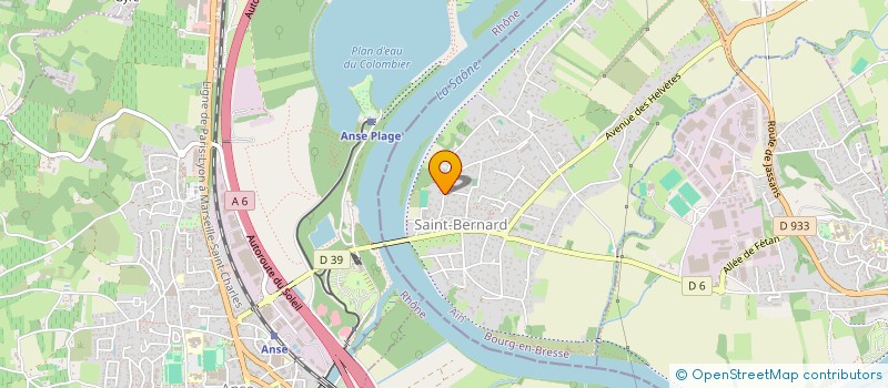 localisation de l'entreprise MONSIEUR FRANCK MAZET  SAINT-BERNARD