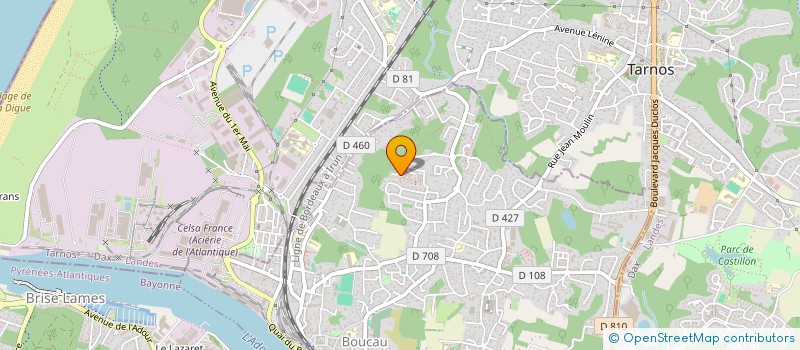 localisation de l'entreprise MONSIEUR FRANCK MAZY  SAINT-MARTIN-DE-SEIGNANX