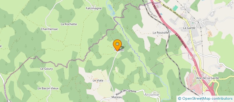 localisation de l'entreprise MONSIEUR FRANCK MECHINE  LES MONTS VERTS