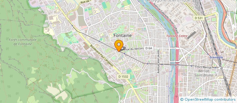 localisation de l'entreprise MONSIEUR FRANCK MEDLEGE  FONTAINE