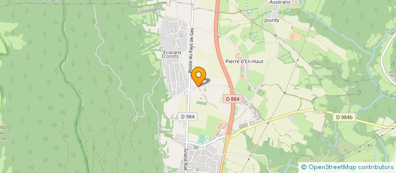 localisation de l'entreprise MONSIEUR FRANCK MEINDER  COLLONGES