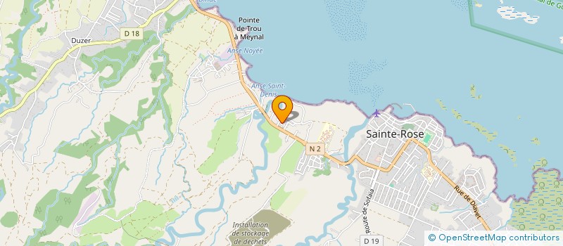 localisation de l'entreprise MONSIEUR FRANCK MELANE à SAINTE-ROSE