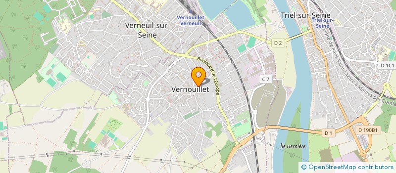 localisation de l'entreprise MONSIEUR FRANCK MELIN à VERNOUILLET