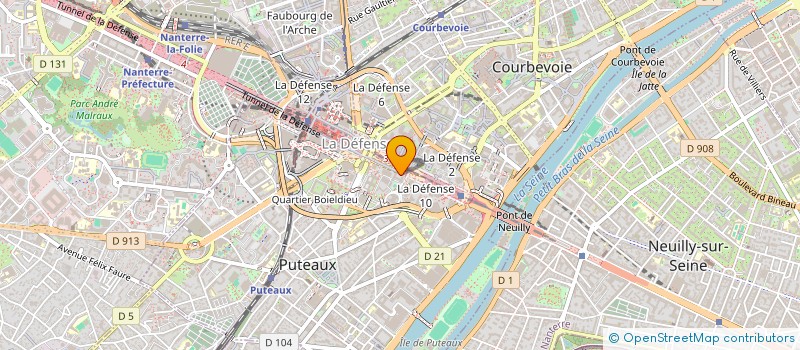 localisation de l'entreprise MONSIEUR FRANCK MELKA  PUTEAUX