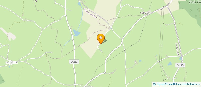 localisation de l'entreprise MONSIEUR FRANCK MELLOUX  CRESSANGES