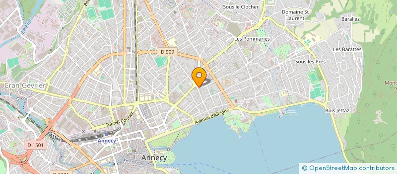 localisation de l'entreprise MONSIEUR FRANCK MELQUIOT à ANNECY