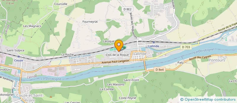 localisation de l'entreprise MONSIEUR FRANCK MELSEN  PRESSIGNAC-VICQ