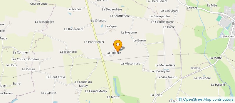 localisation de l'entreprise MONSIEUR FRANCK MENAIS  GENNES-SUR-SEICHE