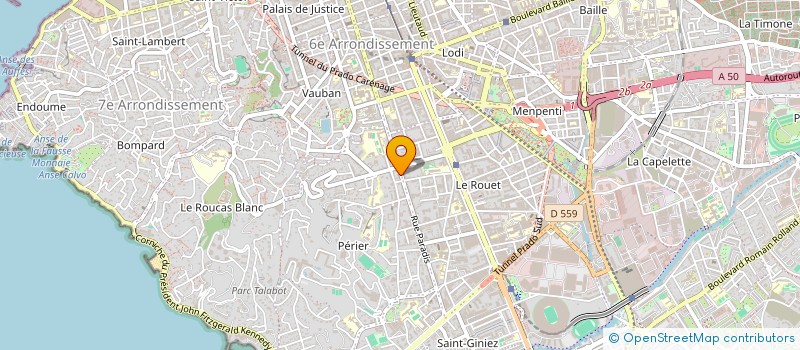 localisation de l'entreprise MONSIEUR FRANCK MENEGAUX à MARSEILLE