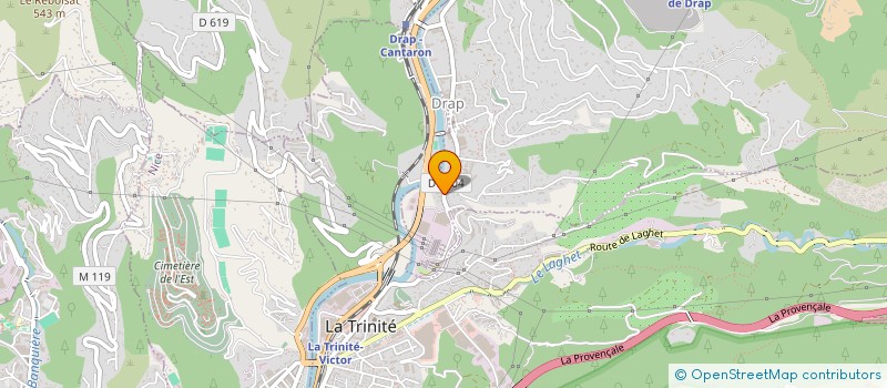 localisation de l'entreprise MONSIEUR FRANCK MENETRIER  DRAP