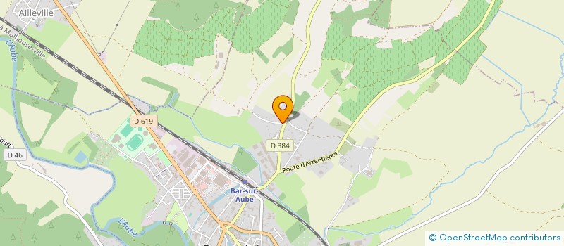 localisation de l'entreprise MONSIEUR FRANCK MENNETRIER à BAR-SUR-AUBE