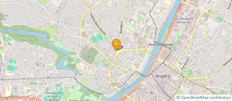 localisation de l'entreprise MONSIEUR FRANCK MERAND  ANGERS