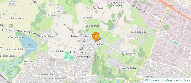 localisation de l'entreprise MONSIEUR FRANCK MERCADIER à COUERON