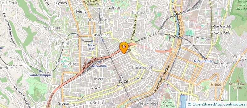 localisation de l'entreprise MONSIEUR FRANCK MERCIER à NICE