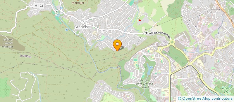 localisation de l'entreprise MONSIEUR FRANCK MERCIER  GRABELS