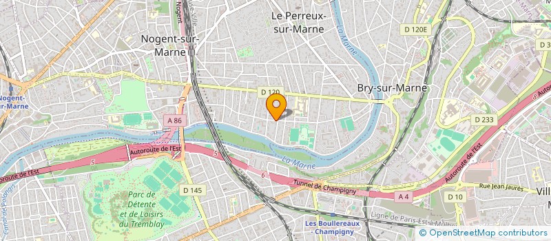 localisation de l'entreprise MONSIEUR FRANCK MERCIER à LE PERREUX-SUR-MARNE