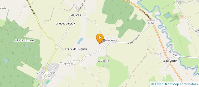 localisation de l'entreprise MONSIEUR FRANCK MERLET à VERNEUIL-SUR-INDRE