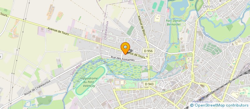 localisation de l'entreprise MONSIEUR FRANCK MERY à CHATEAUROUX
