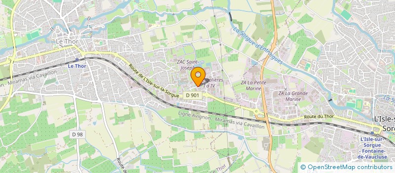 localisation de l'entreprise MONSIEUR FRANCK METAXIAN  LE THOR