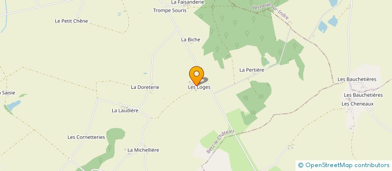 localisation de l'entreprise MONSIEUR FRANCK METIVIER  BETZ-LE-CHATEAU