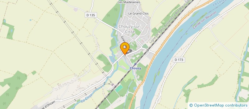 localisation de l'entreprise MONSIEUR FRANCK METIVIER  VALLOIRE-SUR-CISSE