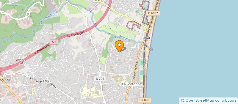 localisation de l'entreprise MONSIEUR FRANCK MEUCCI à ANTIBES