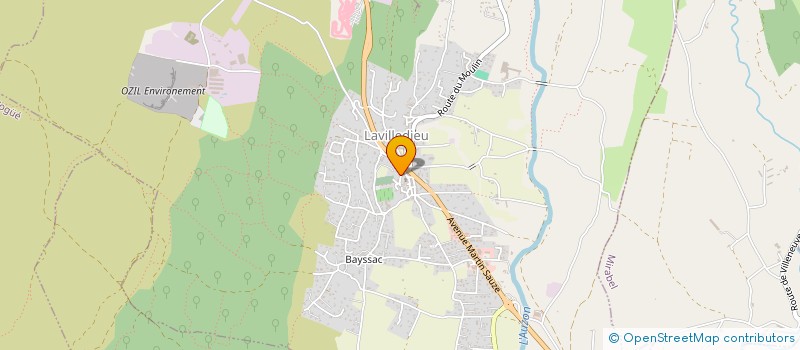 localisation de l'entreprise MONSIEUR FRANCK MEYSSONNIER  LAVILLEDIEU