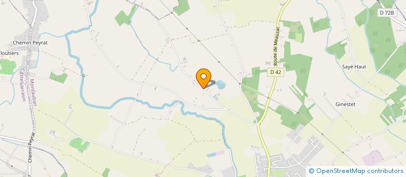 localisation de l'entreprise MONSIEUR FRANCK MEZON  LA VILLE-DIEU-DU-TEMPLE