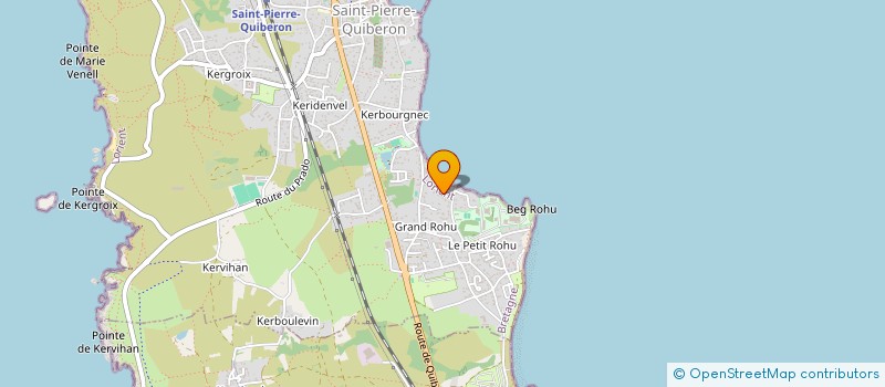 localisation de l'entreprise MONSIEUR FRANCK MICHALCZYK  SAINT-PIERRE-QUIBERON