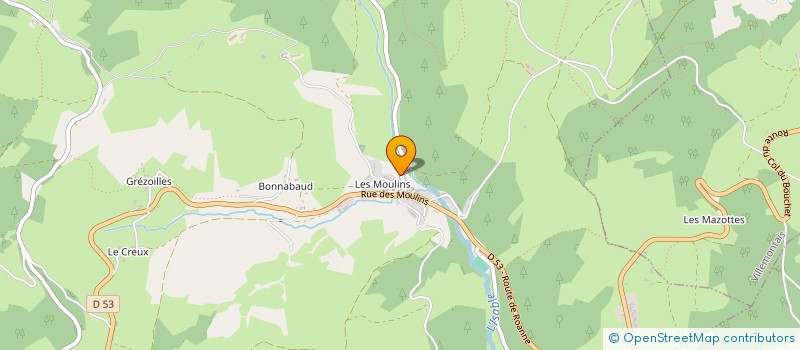 localisation de l'entreprise MONSIEUR FRANCK MICHAUD  JURE