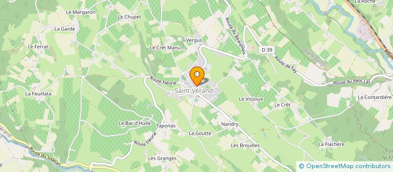 localisation de l'entreprise MONSIEUR FRANCK MICHEL à SAINT-VERAND