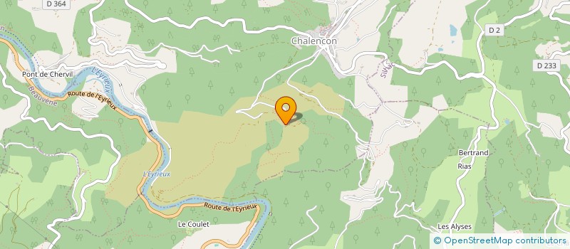 localisation de l'entreprise MONSIEUR FRANCK MICHEL  CHALENCON