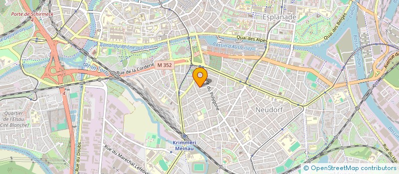 localisation de l'entreprise MONSIEUR FRANCK MICHEL à STRASBOURG