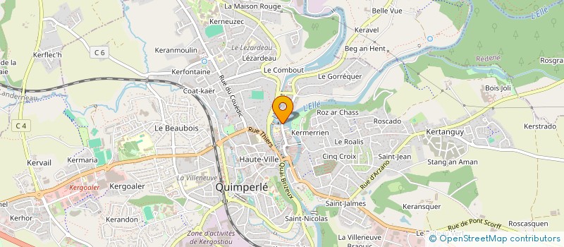 localisation de l'entreprise MONSIEUR FRANCK MICHEL MIEGEBIELLE à QUIMPERLE