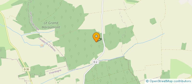 localisation de l'entreprise MONSIEUR FRANCK MICHELOT  LES HAUTS DE CHEE