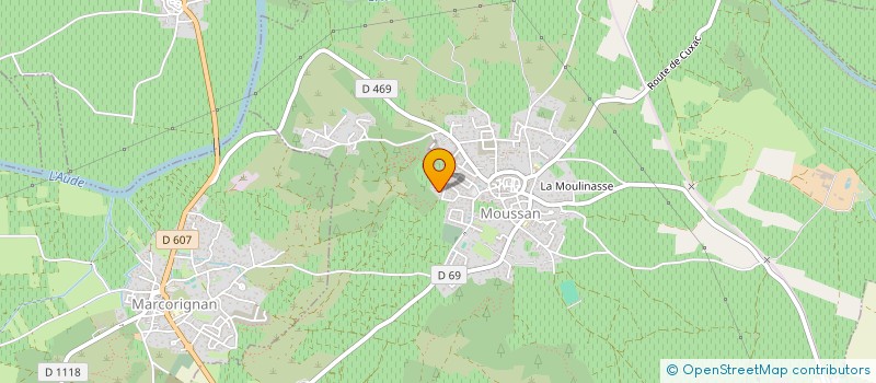 localisation de l'entreprise MONSIEUR FRANCK MICHELOTTO à MOUSSAN