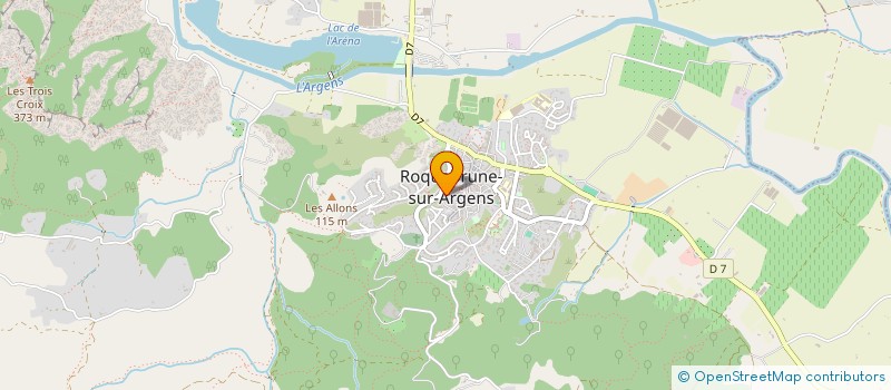 localisation de l'entreprise MONSIEUR FRANCK MIKLOVIC à ROQUEBRUNE-SUR-ARGENS
