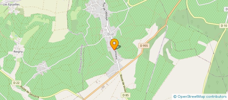 localisation de l'entreprise MONSIEUR FRANCK MILLET  BUE