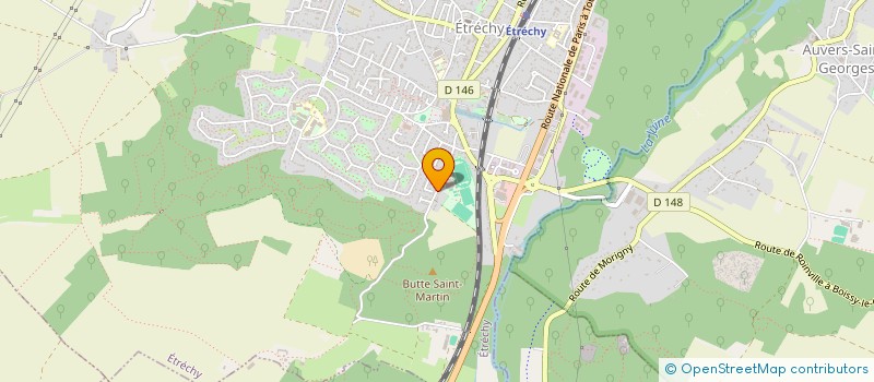 localisation de l'entreprise MONSIEUR FRANCK MILLION  ETRECHY