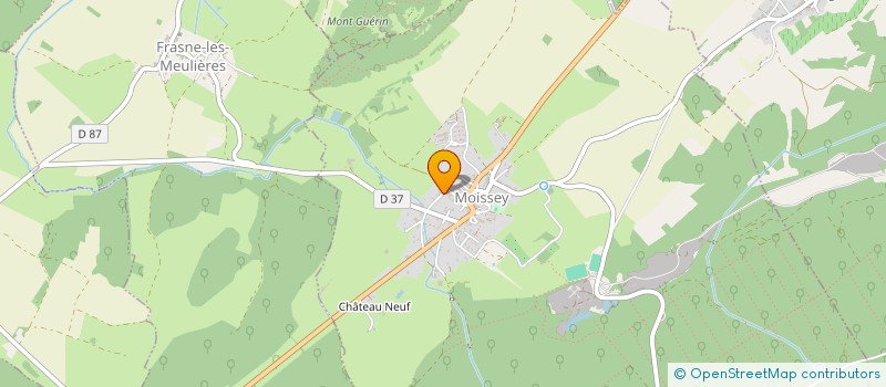 localisation de l'entreprise MONSIEUR FRANCK MILLOT  MENOTEY