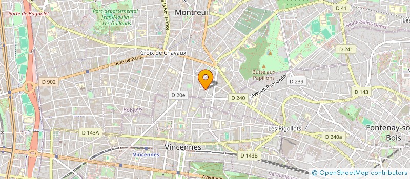 localisation de l'entreprise MONSIEUR FRANCK MINASSE à MONTREUIL