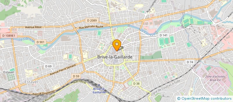 localisation de l'entreprise MONSIEUR FRANCK MIODET  BRIVE-LA-GAILLARDE