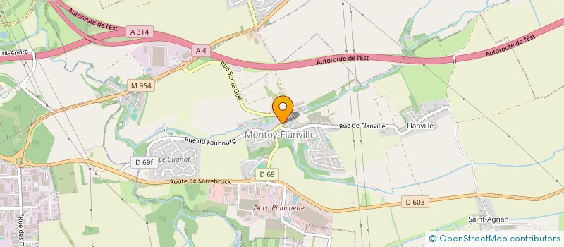 localisation de l'entreprise MONSIEUR FRANCK MIOLA  OGY-MONTOY-FLANVILLE