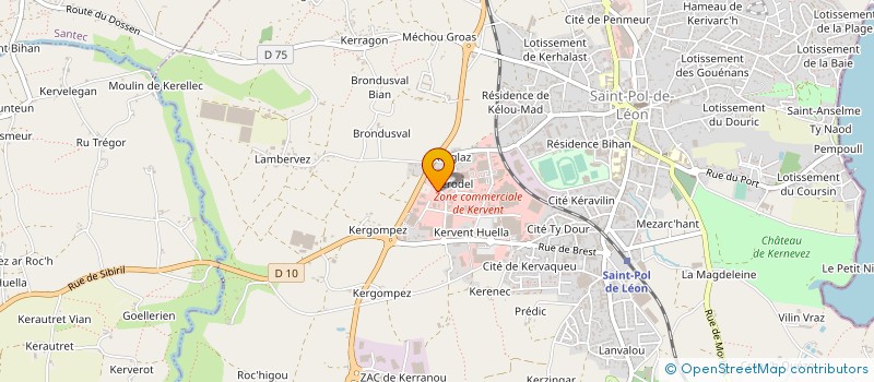 localisation de l'entreprise MONSIEUR FRANCK MIOSSEC à SAINT-POL-DE-LEON