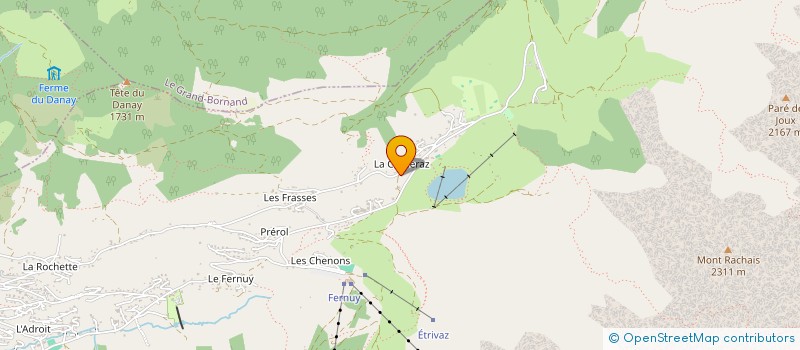 localisation de l'entreprise MONSIEUR FRANCK MOISSONNIER à LA CLUSAZ