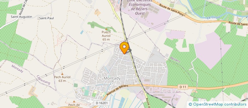 localisation de l'entreprise MONSIEUR FRANCK MOLINA  MONTADY